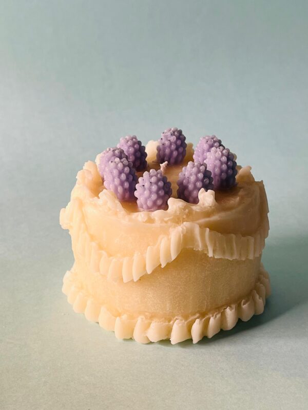 Berry Vanilla Cake Candle